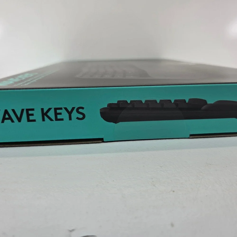 Logitech Wave Keys Wireless Ergonomic Keyboard Bluetooth Logi Bolt Graphite Blk